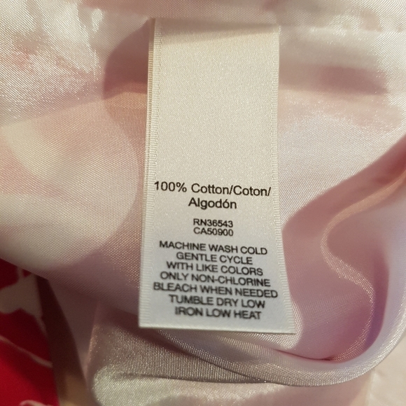 Van Heusen women's Studio size 0 skirt pink and white floral design - Picture 4 of 5